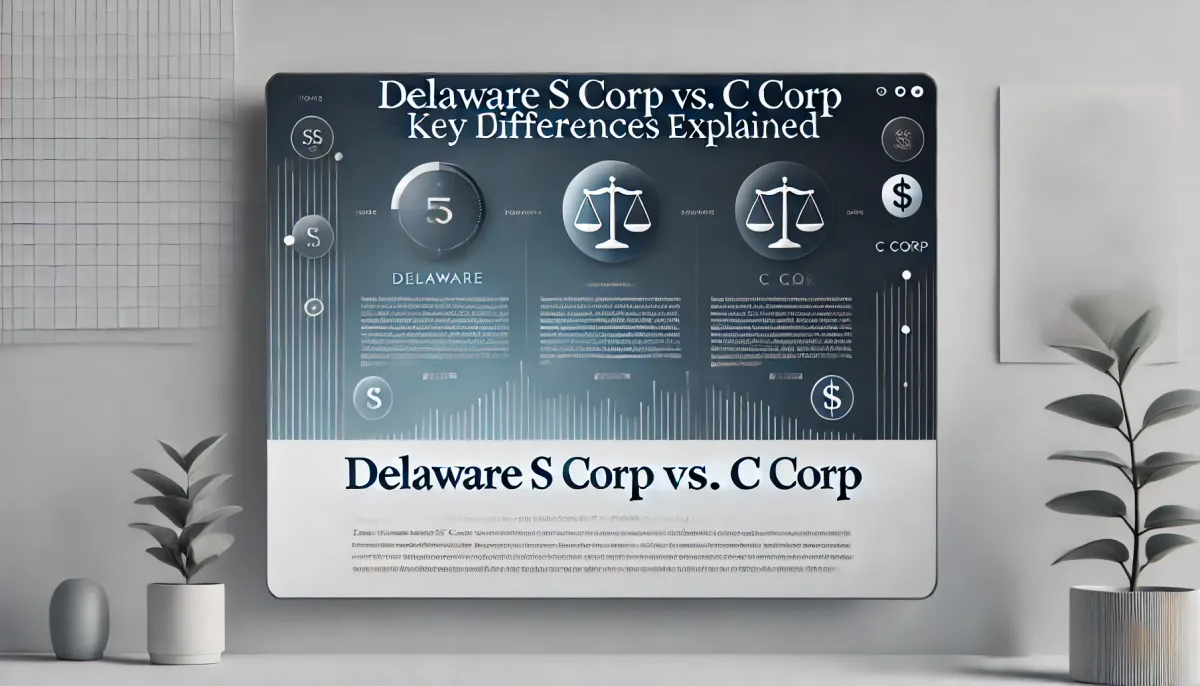 Delaware S Corporation vs. C Corporation: Key Differences and Which One to Choose