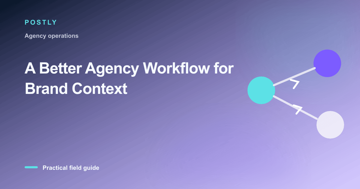 A Better Agency Workflow for Brand Context