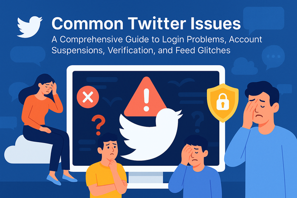 Common Twitter Issues: A Comprehensive Guide to Login Problems, Account Suspensions, Verification, and Feed Glitches