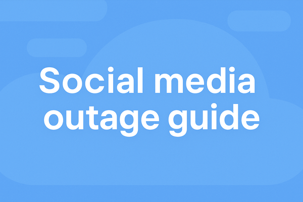 How to Prepare for Social Media Outages